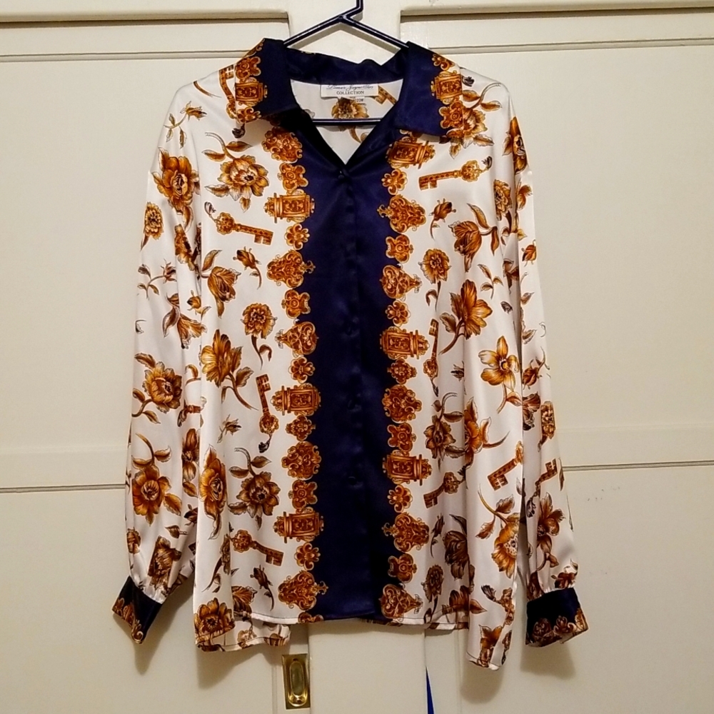 Laura&Jayne Two, 20W, Long Sleeve, Patterned